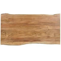 Mangohoutonline Acaciahouten Eettafel Edge Rechthoek 200x100 cm Mahom