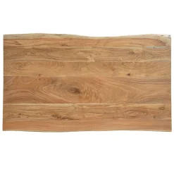 Mangohoutonline Acaciahouten Eettafel Edge Rechthoek 160x90 cm Mahom