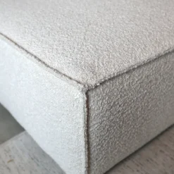 Mangohoutonline Bank Enzo 3-zits Rechts Bouclé Beige PEPP