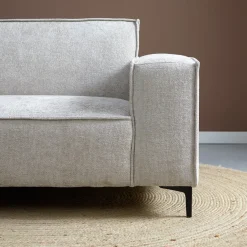 Mangohoutonline Bank River 3-zits Chaise Links Crème PEPP