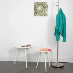 Mangohoutonline Bijzettafel Daven Wit (set van 2) Jacob Jenzens