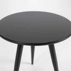 Mangohoutonline Bijzettafel Daven Zwart (set van 2) Jacob Jenzens