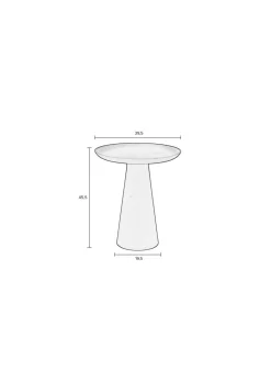 Mangohoutonline Bijzettafel Ringar Groot Roze Jacob Jenzens