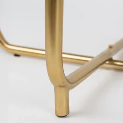 Mangohoutonline Bijzettafel Timpa Marmer Wit Jacob Jenzens