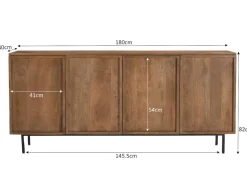 Mangohoutonline Dressoir Elan 180 cm