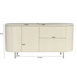 Mangohoutonline Dressoir Patou 170 cm