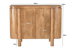 Mangohoutonline Dressoir Salano 105 cm