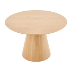 Mangohoutonline Eettafel Adelaide rond 120 cm Mahom