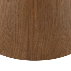 Mangohoutonline Eettafel Adelaide rond 120 cm Walnoot Mahom