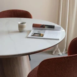 Mangohoutonline Eettafel Alma Ovaal Walnoot Jacob Jenzens