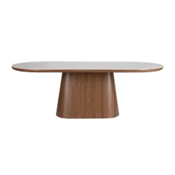 Mangohoutonline Eettafel Alma Ovaal Walnoot Jacob Jenzens