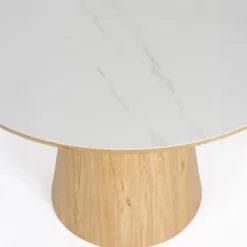 Mangohoutonline Eettafel Alma Rond Eiken Jacob Jenzens