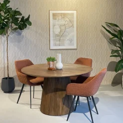 Mangohoutonline Eettafel Salvator 130 cm