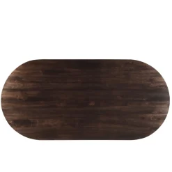Mangohoutonline Eettafel Salvator Walnut 200 cm
