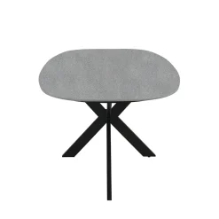 Mangohoutonline Eettafel Santiago Melamine Deens Ovaal 180 cm Mahom