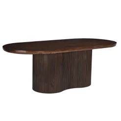 Mangohoutonline Eettafel Sevilla Brown 220 cm