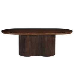 Mangohoutonline Eettafel Sevilla Brown 220 cm