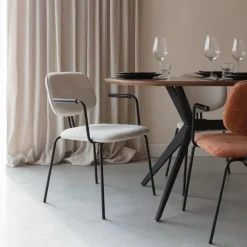 Mangohoutonline Fauteuil Freja Off-White Jacob Jenzens