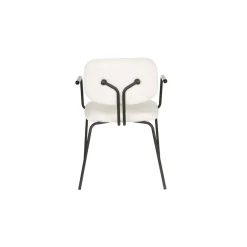 Mangohoutonline Fauteuil Freja Off-White Jacob Jenzens