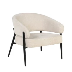 Mangohoutonline Fauteuil Lappi Beige Mahom