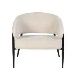 Mangohoutonline Fauteuil Lappi Beige Mahom