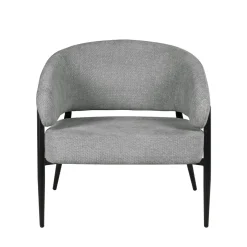 Mangohoutonline Fauteuil Lappi Grijs Mahom