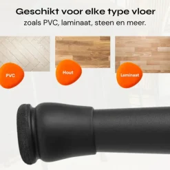 Mangohoutonline FLOOQ® Pro Stoelpootdoppen Geluidloos & Krasvrij (14–21 mm) 8 stuks