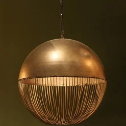 Mangohoutonline Hanglamp Kaspian M brons