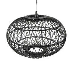Mangohoutonline Hanglamp Saigon zwart