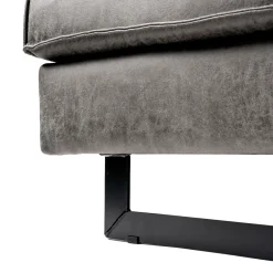 Mangohoutonline Hoekbank Barcelona 4-zits Links Antraciet Mahom