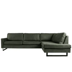 Mangohoutonline Hoekbank Barcelona 4-zits Rechts Groen Mahom