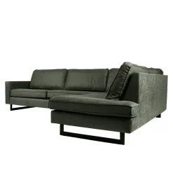 Mangohoutonline Hoekbank Barcelona 4-zits Rechts Groen Mahom