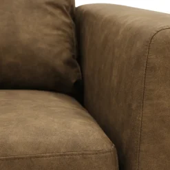 Mangohoutonline Hoekbank Bonanza 4-zits Links Bruin