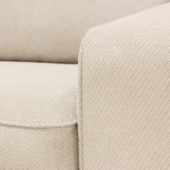 Mangohoutonline Hoekbank Colton 4-zits Links Crème Mahom