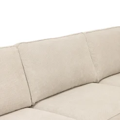 Mangohoutonline Hoekbank Colton 4-zits Rechts Crème Mahom