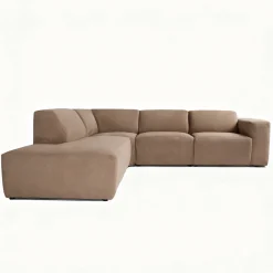 Mangohoutonline Hoekbank Isabel 4-zits Links Taupe Mahom