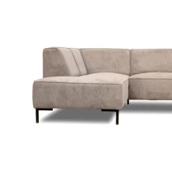 Mangohoutonline Hoekbank Madrid 4-zits Links Beige Mahom