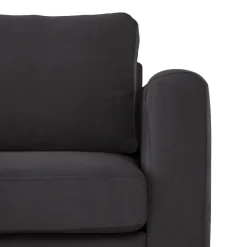 Mangohoutonline Hoekbank Malaga 4-zits Links Antraciet Mahom