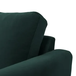 Mangohoutonline Hoekbank Malaga 4-zits Links Groen Mahom