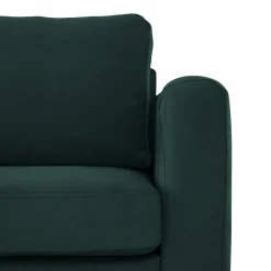 Mangohoutonline Hoekbank Malaga 4-zits Links Groen Mahom