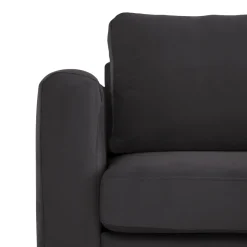 Mangohoutonline Hoekbank Malaga 4-zits Rechts Antraciet Mahom