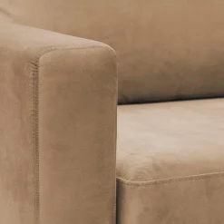 Mangohoutonline Hoekbank Malaga 4-zits Rechts Crème Mahom