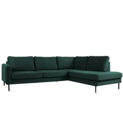 Mangohoutonline Hoekbank Malaga 4-zits Rechts Groen Mahom