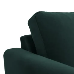 Mangohoutonline Hoekbank Malaga 4-zits Rechts Groen Mahom