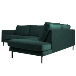 Mangohoutonline Hoekbank Malaga 4-zits Rechts Groen Mahom