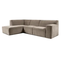 Mangohoutonline Hoekbank Milo 4-zits Links Taupe Mahom