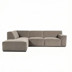 Mangohoutonline Hoekbank Milo 4-zits Links Taupe Mahom