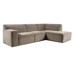 Mangohoutonline Hoekbank Milo 4-zits Rechts Taupe Mahom