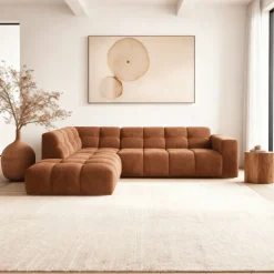 Mangohoutonline Hoekbank Noah 4-zits Links Terra Mahom