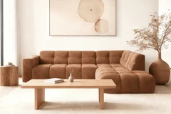 Mangohoutonline Hoekbank Noah 4-zits Rechts Terra Mahom